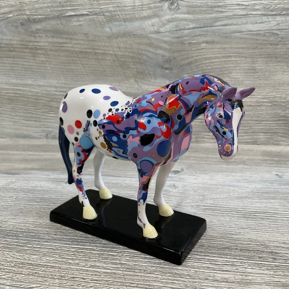Trail of Painted Ponies Mosaic Appaloosa Pony 1E/6080 w/ Box 2003